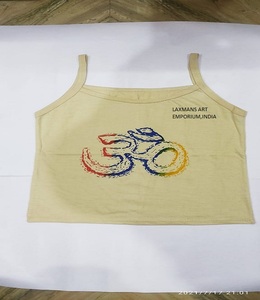 เสื้อ/เสื้อยืดลำลองผ้าฝ้ายพิมพ์ลายสำหรับผู้หญิงสไตล์แฟชั่นใหม่ระบายอากาศได้และความยาวสั้นขายส่งจากอินเดีย - Product Image 3