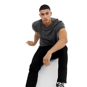 T-shirt en laine pour homme, Design personnalisé de haute qualité, avec Logo imprimé sur mesure, collection 2021 - Product Image 1
