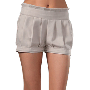 Pantalones cortos de playa de algodón orgánico para mujer, superventas, nuevo diseño, vestido con patrón Floral, servicio OEM ecológico - Product Image 1