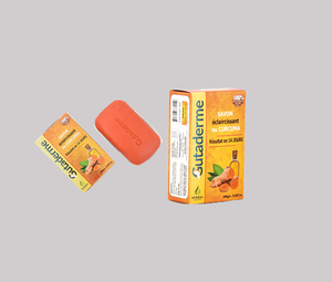 สบู่ขมิ้นสำหรับดูแลผิวช่วยขจัดจุดด่างดำและทำให้ผิวขาวป้องกันสิว - Product Image 2