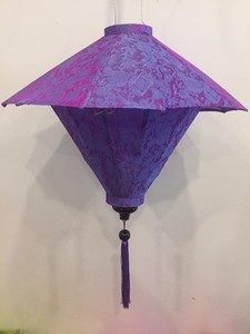 Lanterne en bambou artisanale du Vietnam, en satin, pour restaurant, fête, décoration de mariage, à suspendre, avec housse en tissu de soie DIY, colorée, vente en gros, exportation - Product Image 5