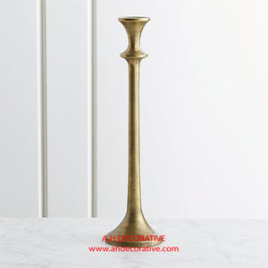 Candelabro con recubrimiento en polvo de Color negro de aluminio y candelero Iglesia Vela hecha a mano Luz Candelabro decorativo - Product Image 5