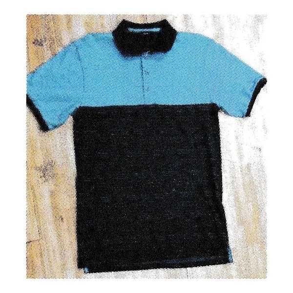 Hommes 100% Polyester Jersey Simple Polo T-shirt 180-190 Gsm Bio fini avec oléofuge et Logo Brodé