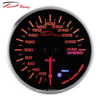 GPS sensörü 115mm hız ölçer japonya Pointer sessiz otomatİk speedometre ölçü evrensel araba beyaz Amber LED