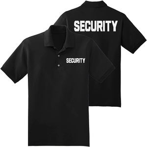 Camiseta de personal de seguridad, Polo táctico personalizado con parche - Product Image 1