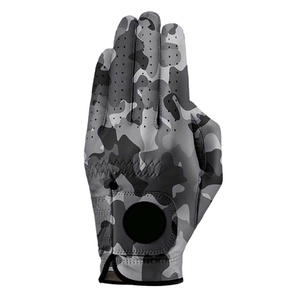Gants de golf pour gaucher au design camouflage premium avec paume en cuir Cabretta et toucher doux et confortable - Product Image 1