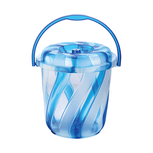 Seau de styliste en spirale, seau givré 11 ltrs, Double couleur, rond, transparent, nouveau matériel, prix usine - Product Image 1