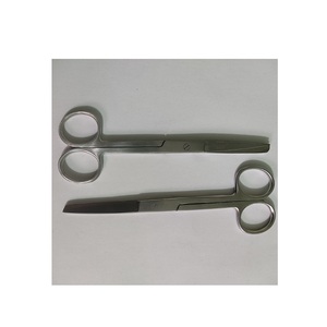 Tijeras de vendaje de un solo uso 12,5 CM Conceptos básicos de instrumentos quirúrgicos Acero inoxidable - Product Image 1