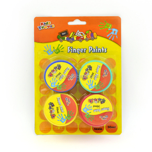 Peinture à doigts <span class=keywords><strong>acrylique</strong></span> en gros, 4 couleurs vives, pour papier et <span class=keywords><strong>toile</strong></span> - Product Image 3