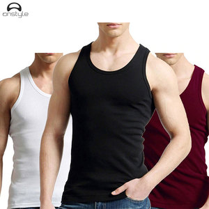 Men Tank Top Hot Sale Cotton Sports Body Building Men Gym Stringer Men Tank Top 2021 - Product Image 1