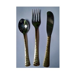 Juego de cubertería con mango de nudo de acero inoxidable, con asas de diseñador, cubiertos de Metal para el hogar y la mesa de hoteles, venta al por mayor, novedad - Product Image 2