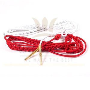 Sudadera con capucha unisex de poliéster de seda Jacquard personalizada con cordón y cordones de hombro ceremoniales para uso en exteriores - Product Image 6