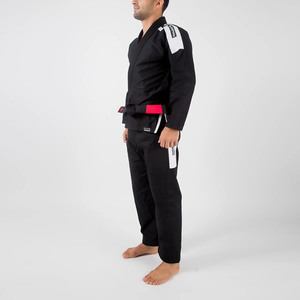 แสงอัลตร้า Preshrunk สีขาวผู้ใหญ่บราซิล Jiu Jitsu BJJ Gi พร้อมเข็มขัดสีขาวฟรี - Product Image 2