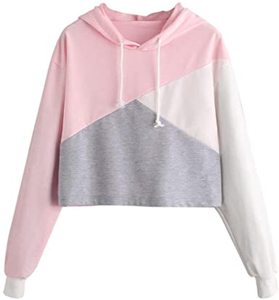 เสื้อฮู๊ดแบบสวมหัวสำหรับผู้หญิง,เสื้อฮู๊ดหมวกแบบเรียบๆ - Product Image 1