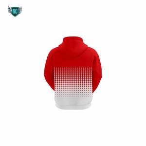 เสื้อมีฮู้ดแบบสวมศีรษะซิปเต็มตัวสำหรับทุกเพศแขนยาวผ้าฟลีซถักโพลีเอสเตอร์ซับลิเมชันสำหรับฤดูหนาวออกแบบใหม่ - Product Image 5