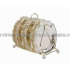 Natural <b>Agate</b> Round <b>Coaster</b> Classic Design Eco-Friendly 100mm Diameter 4/5mm Thickness - Product Image 5