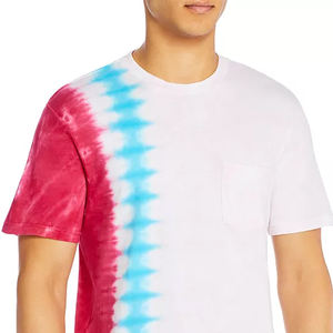 2021 Hot Sale Blank Tie Dye O-neck 100%cotton Cotton Fabric T-shirts for Men and Trendy Men's T-shirts Summer - Product Image 6