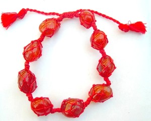 Healing <b>Gemstone</b> Agate Charm <b>Bracelet</b> Gold/Silver Plated Unisex Wedding & Anniversary Gift - Product Image 1