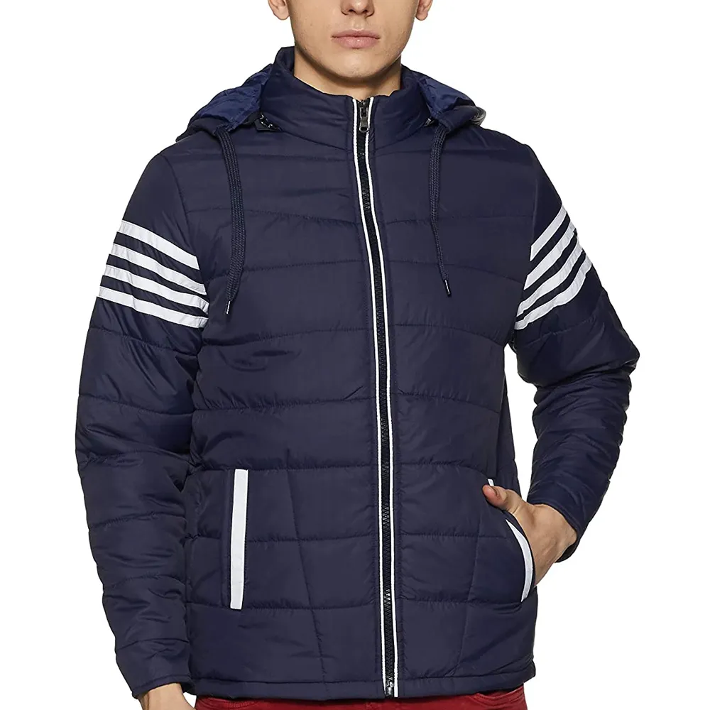 2023 kustom logo pria Padded mantel nilon gelembung Puffer jaket hangat musim dingin pria jaket kualitas tinggi fashion gaya