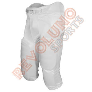 Pantalón de fútbol americano blanco rojo hecho a medida - Product Image 3