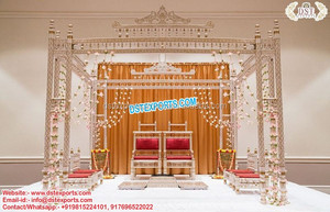 Precio bajo de madera Sankheda boda Mandap teca madera Sankheda boda Mandap conjunto matrimonio de madera Sankheda Mandap fabricante EE. UU. - Product Image 5