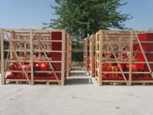 Ensemble de pompes à incendie Ulfm approuvé NFPA20, centrifuges à aspiration axiale, électriques, 50GPM-2000GPM, avec contrôleur, en fonte, pour - Product Image 2