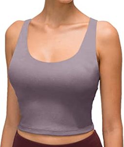 เสื้อครอปโยคะออกกำลังกายสำหรับผู้หญิง ผ้าโพลีเอสเตอร์ 100% ลายสก็อต น้ำหนักเบา ไร้ตะเข็บ สวมใส่สบาย เหมาะสำหรับออกกำลังกายที่ยิมหรือที่บ้าน Selzer IND Direct - Product Image 6