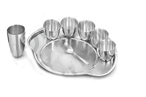 ชุดอาหารสแตนเลสแบบกำหนดเองพร้อมผิวเคลือบด้าน - Product Image 2