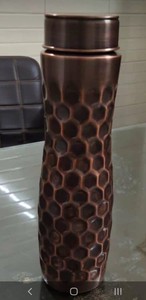 Pure Copper Eco-Friendly Anti-Oxidant Water Bottle with Leakproof Lid for Outdoor Use - Product Image 5