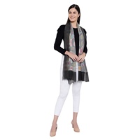 2022 concepteur brodé à la main écharpes étoles châles Hijabs Sequin Fine laine lin coton soie Zari hiver boîte Style en gros