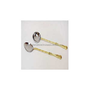 ชุดช้อนส้อมชุบทองคุณภาพสูงคุณสมบัติที่ยั่งยืนสำหรับของขวัญทางธุรกิจดีไซน์ดอกไม้แบบคลาสสิกและทันสมัย - Product Image 2