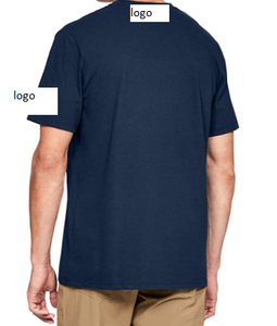 T-Shirt Logo grand drapeau 60% coton, 40% Polyester Logo broderie personnalisée importé sèche-linge - Product Image 2