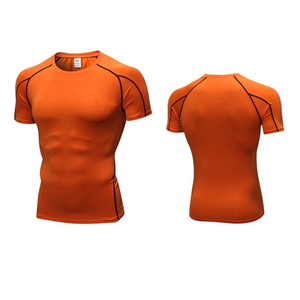 Men Compression Shirts MMA <b>Rashguard</b> Keep Fit Fitness Long Sleeves Base Layer Skin Tight Weight Lifting Elastic Mens T Shirts - Product Image 4