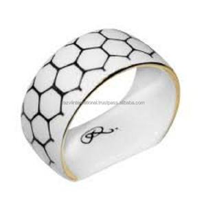 Anillos de Servilleta Metálicos en Forma de Corazón Razvi International, Ecológicos, de Lujo, Simples y Premium, de 4.5 cm de Ancho, para Bodas y Celebraciones - Product Image 1