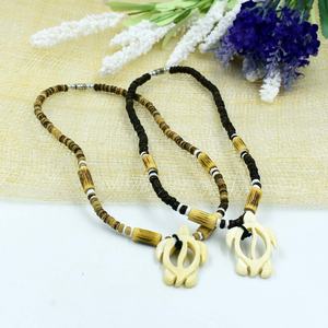 Di cocco Perline Surfer Ispirato <span class=keywords><strong>Collana</strong></span> Naturale Bianco Puka <span class=keywords><strong>Collana</strong></span> di Conchiglie <span class=keywords><strong>Con</strong></span> Fatti A Mano Bone Pendente Della <span class=keywords><strong>Tartaruga</strong></span> - Product Image 6