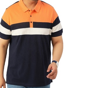 T-shirts polo de dernière couleur pour hommes Polo brodé personnalisé T-shirt polo 100% coton avec col et manchette motif imprimé décontracté - Product Image 1