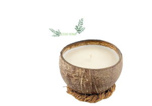 Tazón de cera para velas de cáscara de coco 2025 Best Seller/tazón de cáscara de coco para velas con logotipo grabado láser fabricado por Eco2go Vietnam - Product Image 6