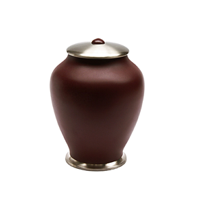 Urne funéraire élégante en céramique pour cendres, fournitures funéraires solides, urne pour cendres d'adultes pour la décoration de la maison, décoration funéraire - Product Image 1