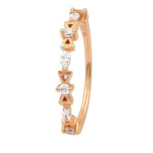 โบว์เพชร925แหวนเงิน - Product Image 1