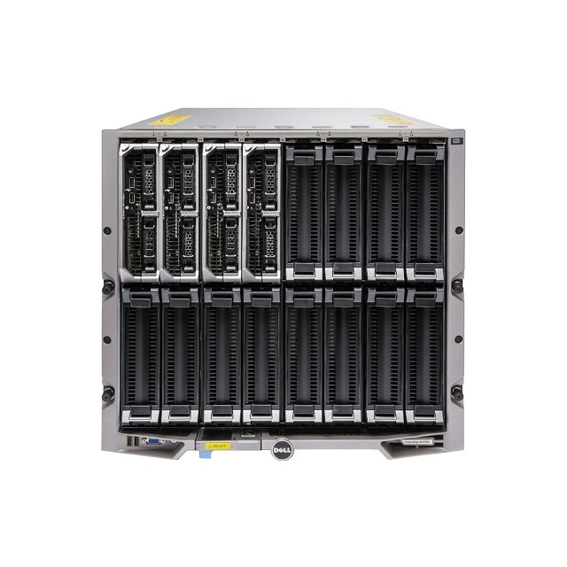 For Dell M1000e Blade Server Chassis with 6x 2700W 8x Fans 2x CMC 1x IKVM in Stock
