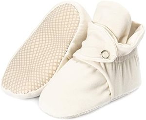 Custom Made Organic Baby Booties with CPSC Certificate - Best Price 100% Organic Cotton Newborn Infant Baby Girls Baby Booties - Product Image 2