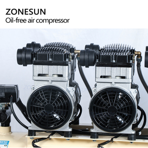 ZONESUN 160L Tinh Khiết Đồng Piston Loại Câm Dầu-Miễn Phí Máy Nén Khí Cho Nha Khoa Chế Biến Gỗ Sơn Bơm Không Khí Cầm Tay - Product Image 2