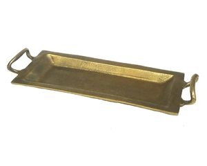 ถาดโลหะกลมหรูหราสำหรับตกแต่งบ้าน,ถาดอลูมิเนียมตกแต่งบรอนซ์ทองโบราณสำหรับงานแต่งงานและโรงแรม - Product Image 4