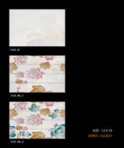 Azulejo de pared de cerámica baño brillante azulejo de pared esmaltado de cerámica 30x45cm - Product Image 4