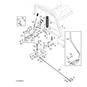 Tornillo de cabeza avellanada R140396 Reemplazo OEM de calidad superior para tractor John Deere y uso de máquinas industriales - Product Image 1