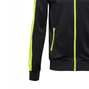 Survêtement de jogging unisexe à fermeture éclair coupe régulière Fitness Sports Gym Athletic Embroidery 100% Cotton Fleece for Men Women Winter - Product Image 5