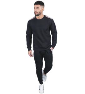 Chándal personalizado para hombre, conjunto de dos piezas, ropa deportiva para entrenamiento de fitness y gimnasio, a la venta - Product Image 3