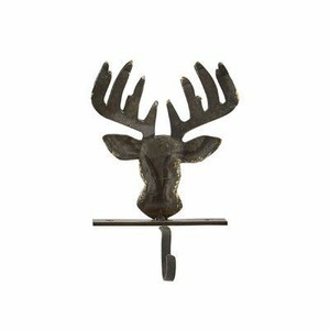 Juego de 3 elegantes soportes de media de metal de latón para decoraciones navideñas - Product Image 2