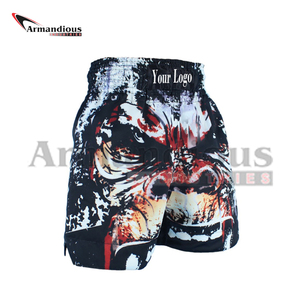 2024 últimos pantalones cortos de boxeo MMA sublimados personalizados para hombres Muay Thai Fighting Gym Training Sets Servicio OEM Elegante ropa de artes marciales - Product Image 2