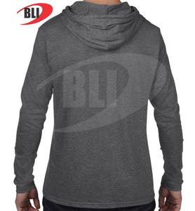 Sudaderas con capucha lisas de gran tamaño para hombre, sudadera de entrenamiento diario, sudaderas con capucha para caminar, tela de algodón 100% para hombres y mujeres - Product Image 2
